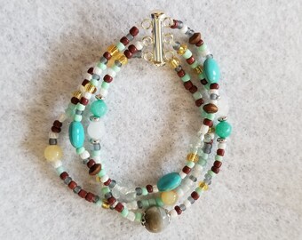 Multi-Strand Beach Bracelet