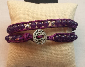 Leather Wrap Bracelet