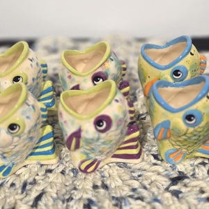 Ceramic Fish Tooth Pick Holders