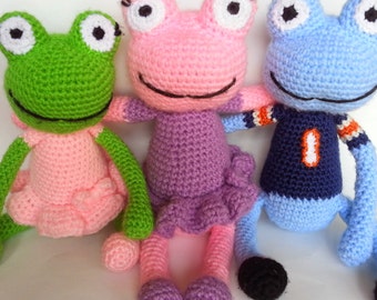 Happy Frogs - Amigurumi Frogs