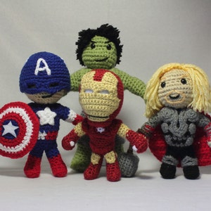 Choose Your Heroes or Villains – Custom Crochet Creations