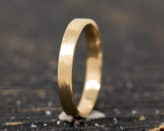Fluxus Ring, 9ct Yellow Gold, Ripples Textured Ring, Natural Inspired, Handmade Gold Ring, Hand Textured Gold Ring, Organic, Minimalistic