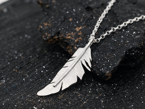 Sterling Silver Feather Pendants Sterling Silver Feather Pendants