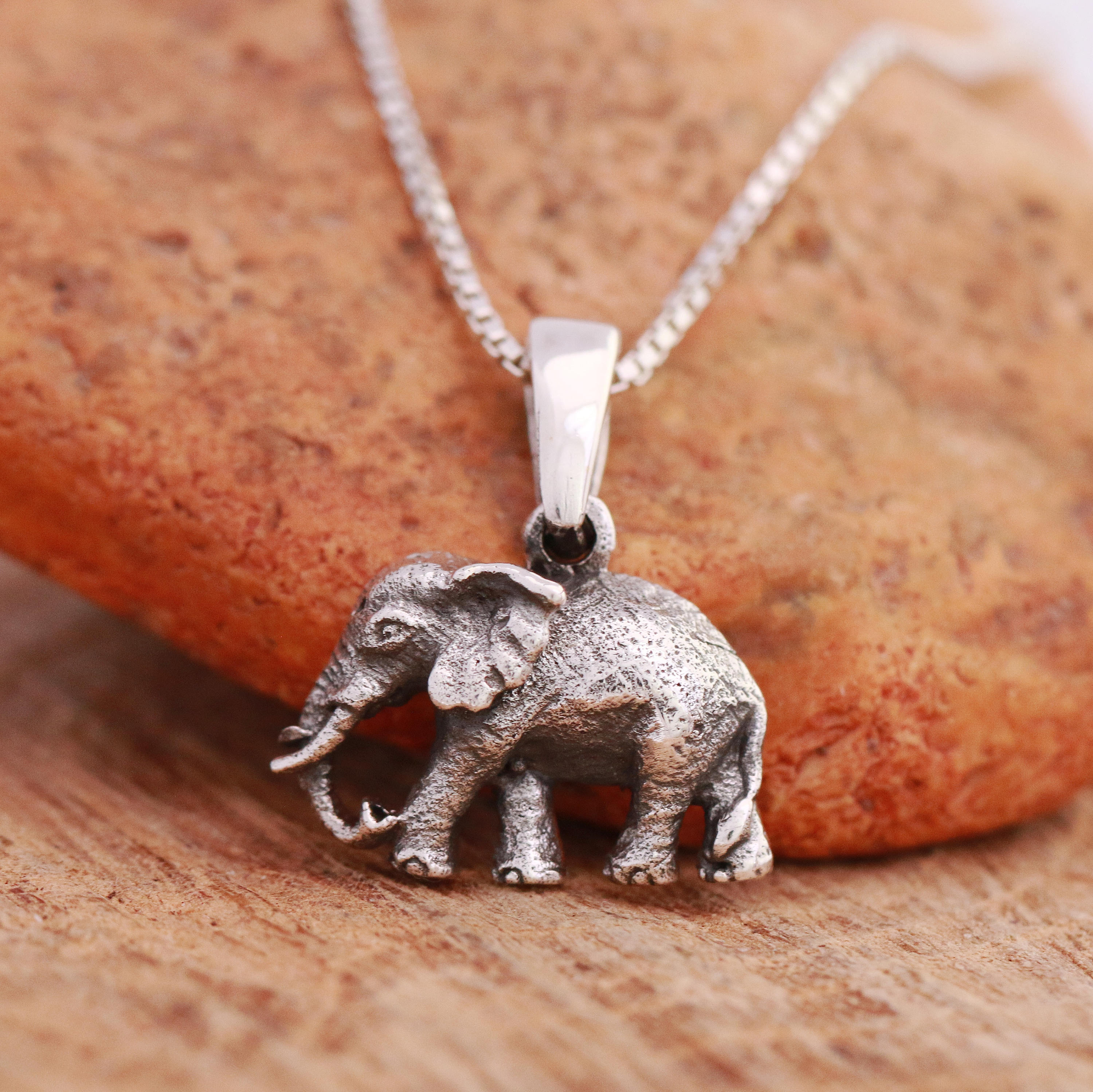 Sterling silver elephant pendant store