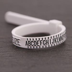 Ring Measuring Tape Template Practical Ring Sizer Metal Measuring