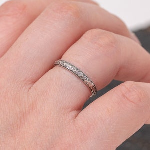 Solid Sterling Silver Flower Ring, Floral Ring, Handmade Vine Ring, Oceanic Ring, Gift for Her image 2