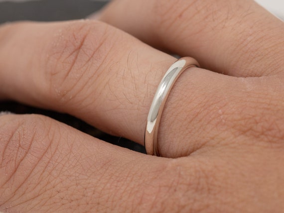 9ct white gold hotsell mens wedding band