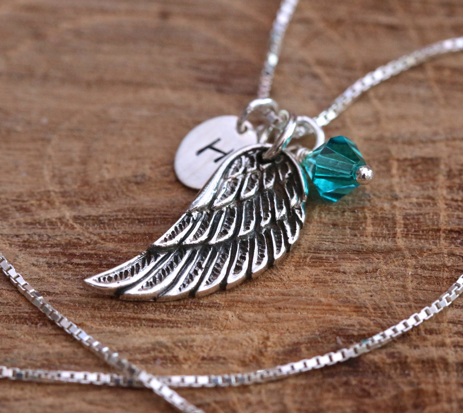 Sterling Silver Angel Wing NecklaceLarge Wing NecklaceAngel Wing