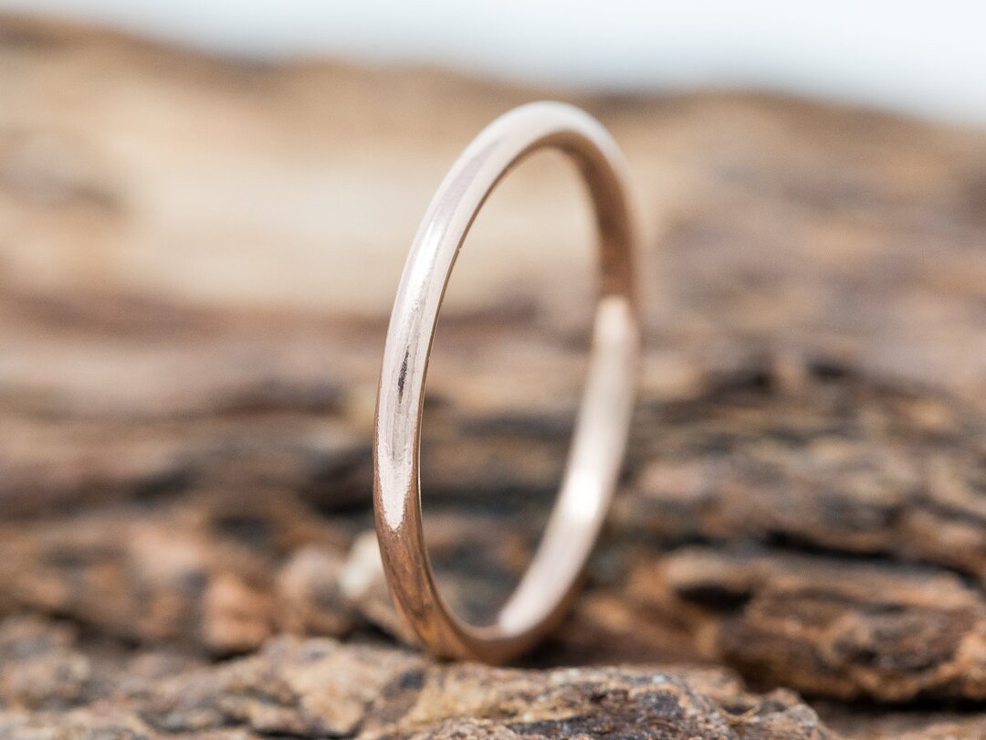 Completus Ring, Wide, in 9ct Rose Gold, Handmade Rose Gold