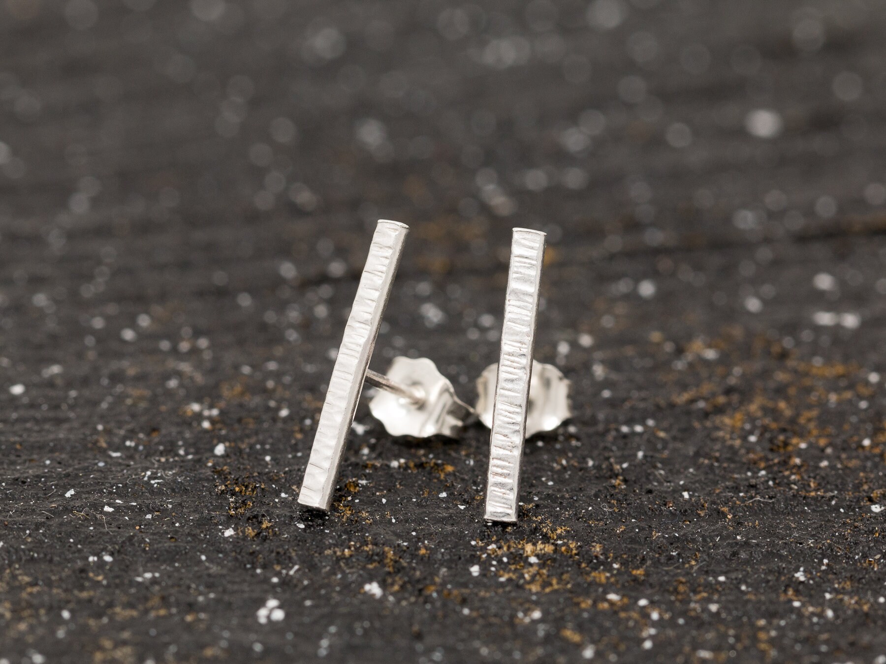 Fair Trade Silver Bar Earrings – STYLE COOP