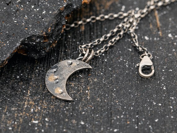 Sterling Silver Moon Dust Necklace