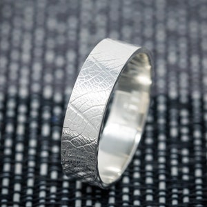 Handmade Sterling Silver Leaf Ring, Leaf Skeleton Ring, Unique Wedding Band, Promise Ring, Engagement Ring Band, Gift for her or him