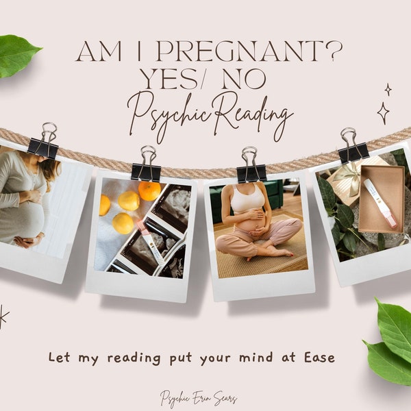 Am I pregnant? psychic pregnancy reading, psychic reading, pregnancy, Fast response, ttc, are we pregnant, yes or no answer, Pregnant, fast