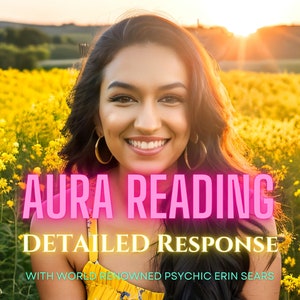 Aura Reading from Photo Psychic Soul Color Reading, Personality Traits, Energy Field Insight, Unique Spiritual Gift for Her or Him, psychic
