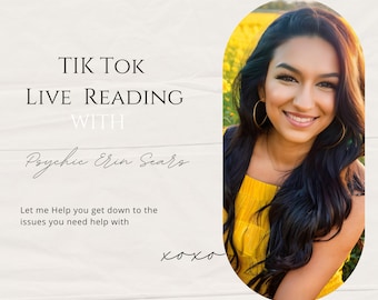 Tik Tok Live Psychic Readings, only for during my TikTok lives.