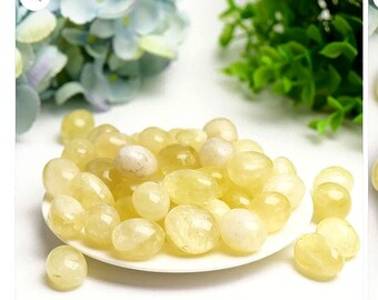 Small high quality natural citrine tumblestone (2pcs)Natural Citrine Tumbled Crystal, Tumbled Polished citrine, money crystal, dream crystal