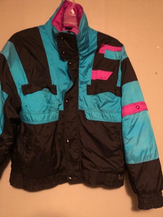 Vintage bright white stag ski jacket women’s XL
