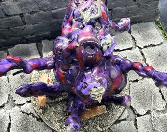 Miniatura de monstruo Oblex púrpura - Calabozos y dragones - Miniatura pintada - Juego de rol de mesa