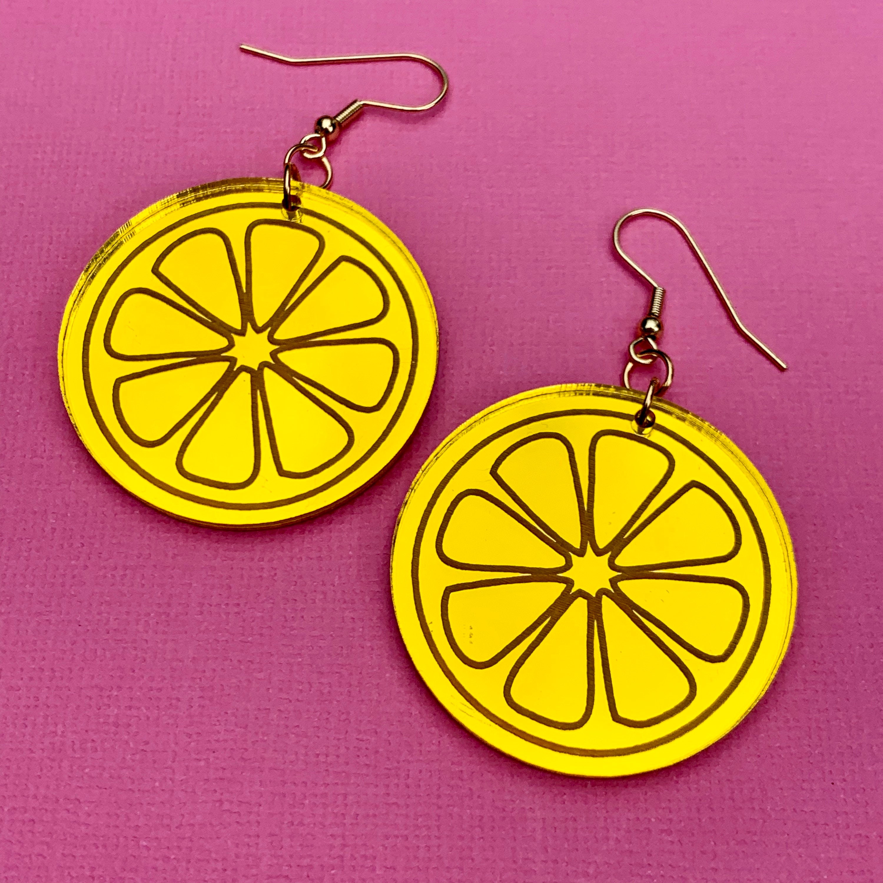 Fruit Dangle Earrings Etsy