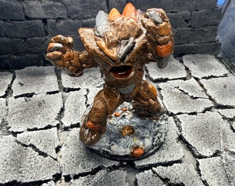 Miniatura de Elemental de Tierra - Calabozos y Dragones - Miniatura Pintada - Juego de Rol de Mesa
