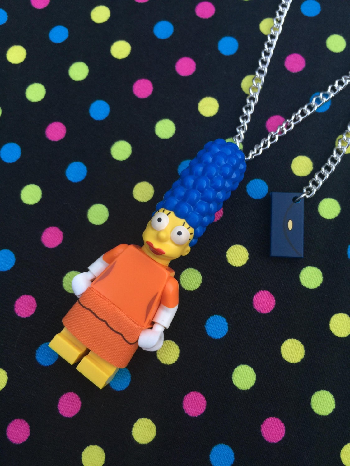 The Simpsons Marge Minifigure Necklace...Handmade using LEGO® | Etsy