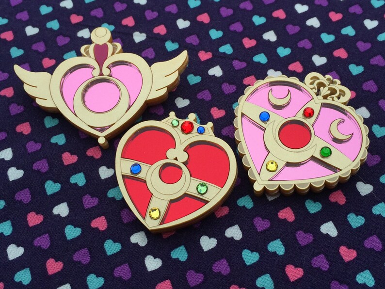 Magical Girl Brooch Choose Style image 1