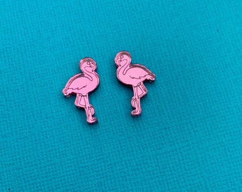 Flamingo Stud Earrings