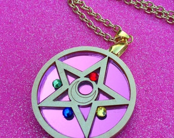 Crystal Star Compact Necklace