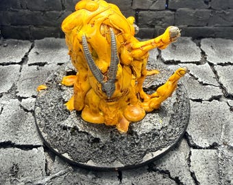 Miniatura de monstruo Oblex de ocre amarillo - Calabozos y dragones - Miniatura pintada - Juego de rol de mesa