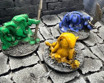 1 x Miniatura de Limo - Calabozos y Dragones - Miniatura Pintada - Juego de Rol de Mesa