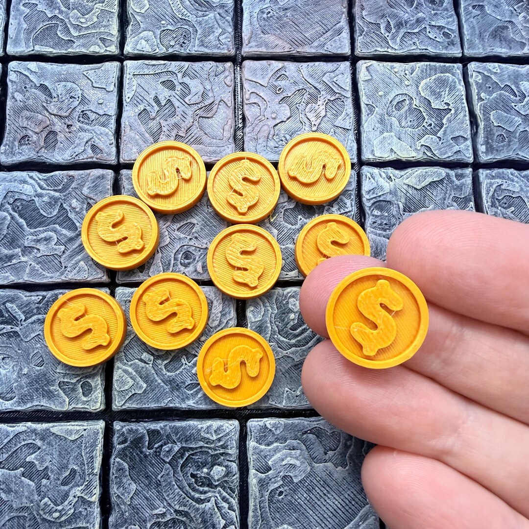 Coin Token Markers for RPG Table Top Games - Etsy