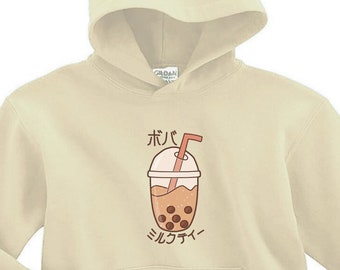 Bubble tea Hoodie exclusive Uchu clothing design polycotton adult hooded sweatshirt