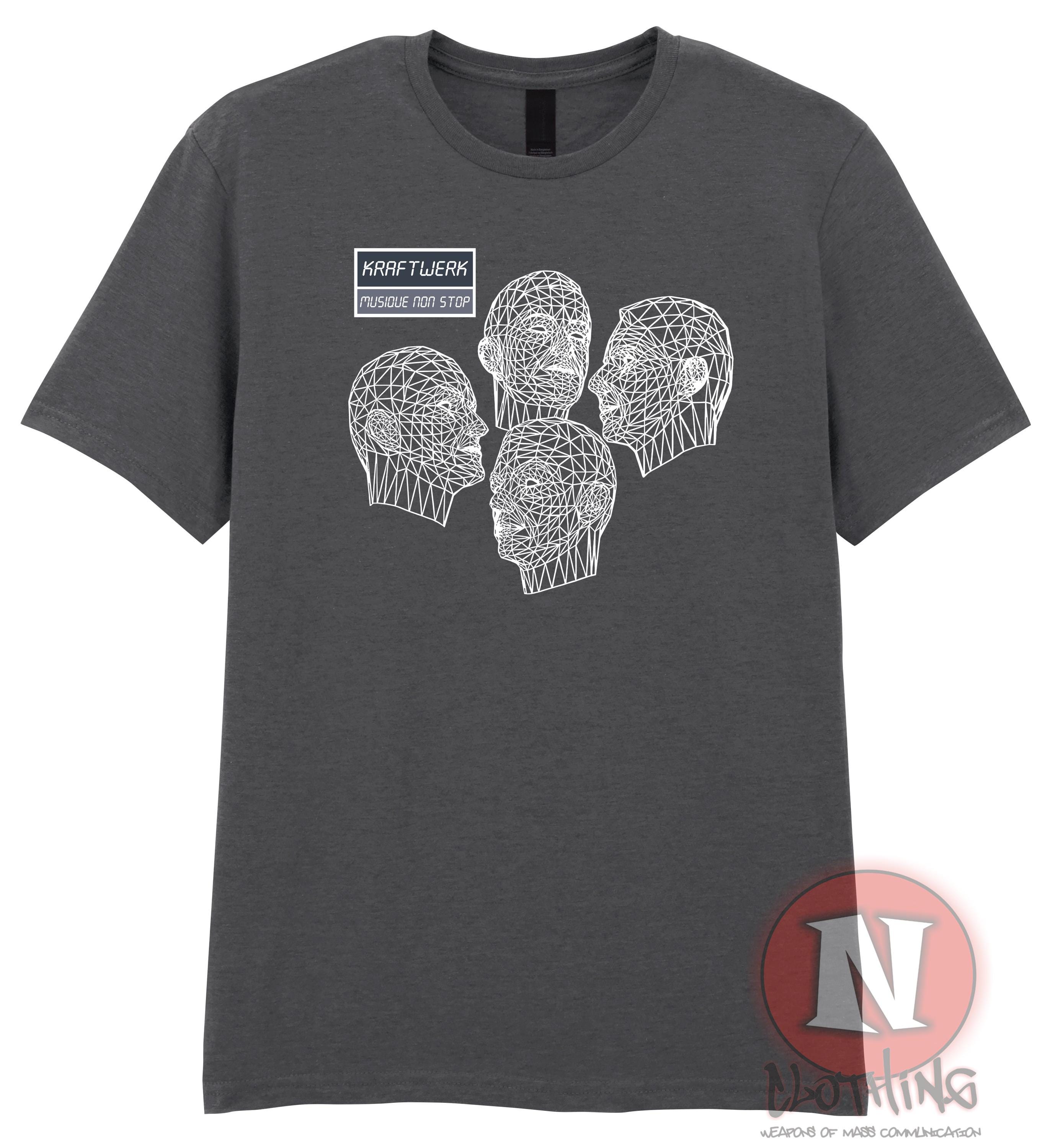 KRAFTWERK Tシャツ XL MUSIC NONSTOP クラフトワーク ミュージック ノンストップ Tシャツ オールドスクール