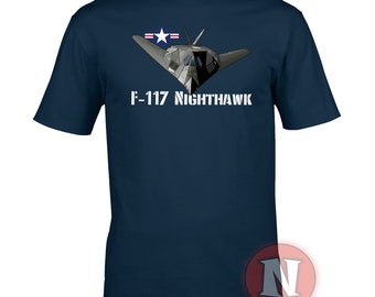 米空軍　F-117A Tシャツ F-117 Nighthawk T-Shirt – Malibu Shirts