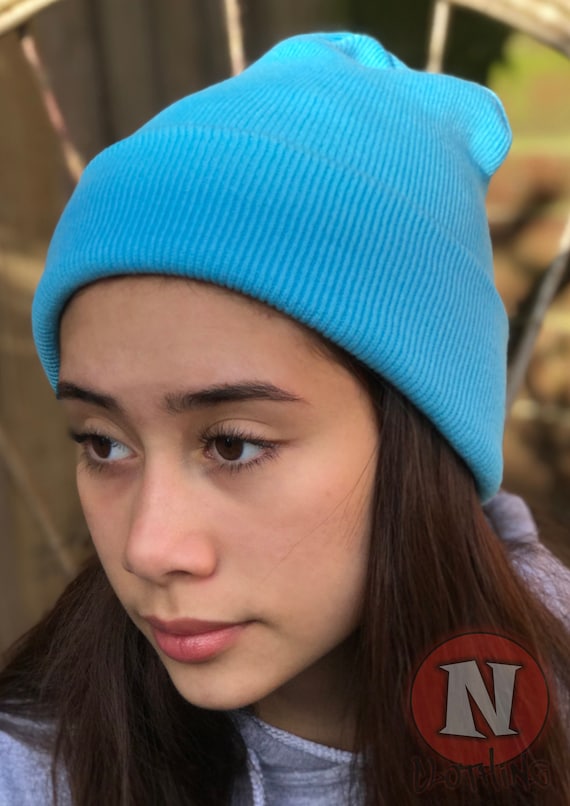 Original cuffed beanie hat turn up winter beenie festival club 42 colours brand new