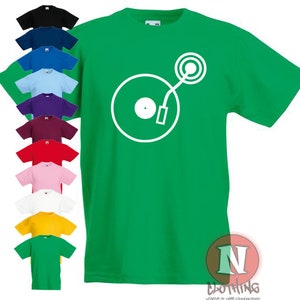 DJ turntable children&#39;s t-shirt. For that up and coming Deejay you know.