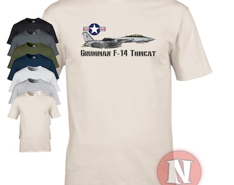 F14 Grumman F-14 Tomcat t-shirt USAF multirole fighter aircraft