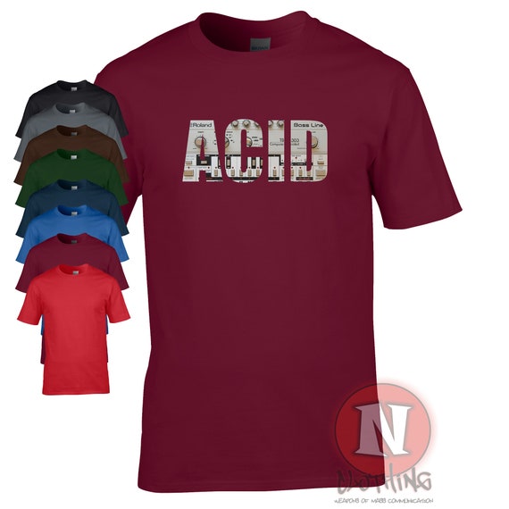 Roland Tb-303 Synthesizer Acid Techno House Adult T-Shirt Roland Tb-303 Synthesizer Acid Techno House Adult T-Shirt