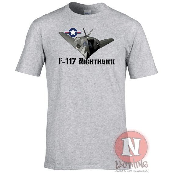 F-117 Nighthawk T-shirt USAF Lockheed Stealth Ground Attack