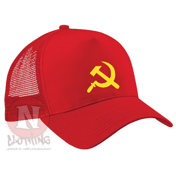 Cappello da baseball retrò stile comunista con falce e Cappello  da camionista retrò in mezza Regolatore Design