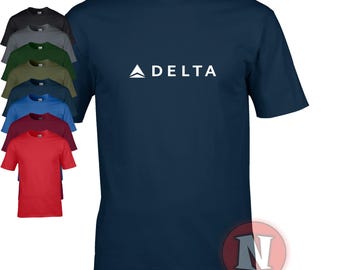 Delta Airlines t-shirt USA aircraft aviation airports travel