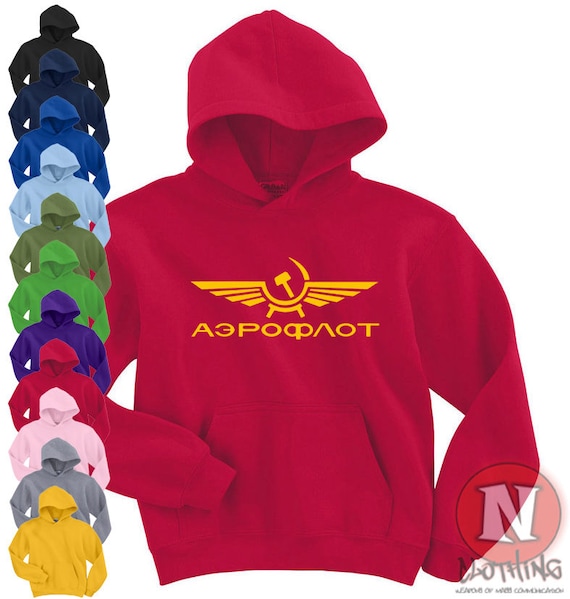 plane red hoodie