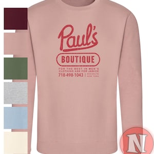 Paul&#39;s Boutique sweatshirt Beastie boys tribute design polycotton adult
