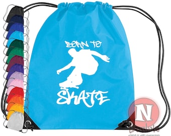Skate-Sporttasche geboren. Ideal für Schule und Verein. Sporttasche in 14 Farben. Ideal für Tage im Skate-Park.