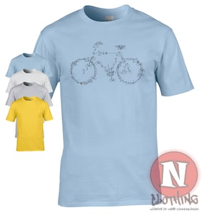 Bicycle funny sports t-shirt. For all cycling fans. Hey you, on ya bike!