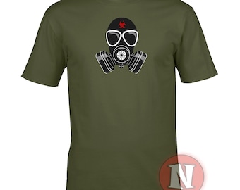 BABYL Gas Mask T-Shirt Mサイズ EMP EU限定 Apocalypse Gas Mask T-shirt Tshirt Tee for the End of the