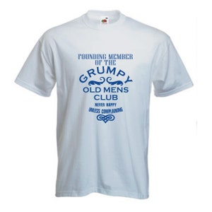 Grumpy Old Mens Club T-shirt, cadeau fantaisie amusant image 2