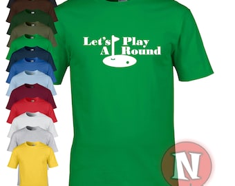 Let's play a round t shirt Clearance