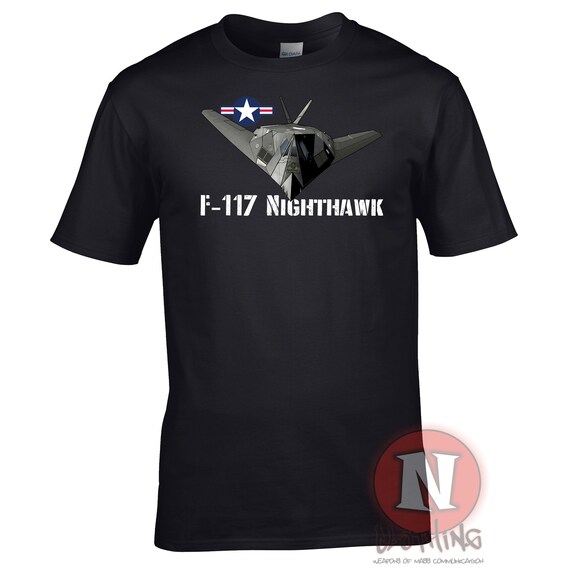 米空軍　F-117A Tシャツ F-117 Nighthawk T-shirt USAF Lockheed Stealth Ground Attack