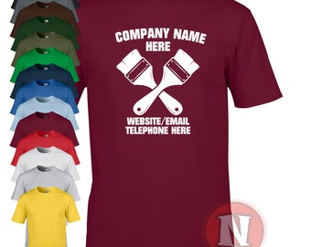 Painters & decorators t-shirt teeshirt Customize and personalise with your company details